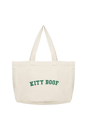 کیف دوشی بژ زنانه پنبه پلی استر Kity Boof - کد 834081526