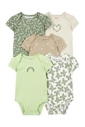 بادی و سرهمی نوزادی رنگی بچه گانه %100 پنبه Carter
