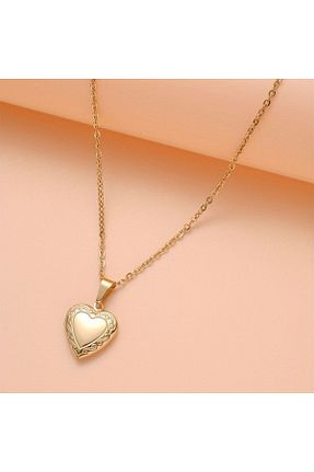 گردنبند استیل ( فولاد ) طلائی زنانه روکش طلا Sakura Accessories - کد 834103213