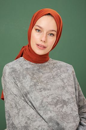 شال بژ زنانه Medine İpeği Mec Fashion - کد 834140639