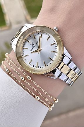 ساعت مچی طلائی زنانه 31-35 میلی متر Daniel Klein - کد 783733477