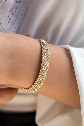 دستبند طلا زرد زنانه 14 عیار Cenova Jewelry - کد 684475875