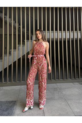 سرهمی صورتی زنانه بدون آستین SEDA FİDAN - کد 834281043