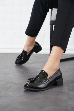 کفش پاشنه بلند کلاسیک مشکی زنانه پاشنه ساده پاشنه متوسط ( 5 - 9 cm ) کد 828480945