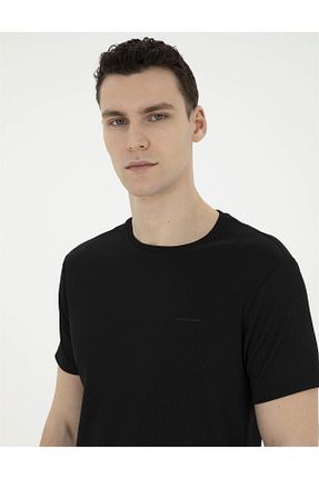 تیشرت قهوه ای مردانه اسلیم فیت Pierre Cardin - کد 834389803