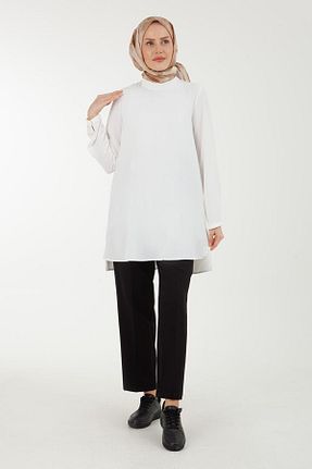 شلوار پارچه ای مشکی زنانه کمر دار Armine - کد 834453683