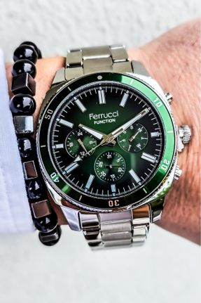 ساعت مچی سبز مردانه فولاد ( استیل ) کد 813949707