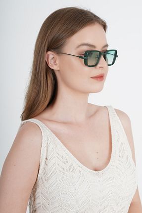عینک آفتابی سبز زنانه UV400 LOOKUP - کد 834463572
