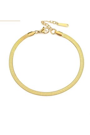 دستبند استیل (فولاد) طلائی زنانه استیل (فولاد) Zclass - کد 834460813