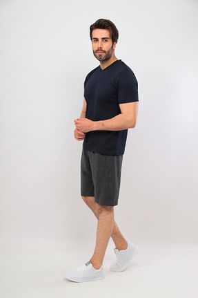 ست بالاتنه و پائین تنه سرمه ای مردانه بافتنی FORE SPORT - کد 834419973