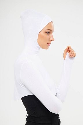 بادی حجاب سفید زنانه ویسکون Lerra - کد 827569199