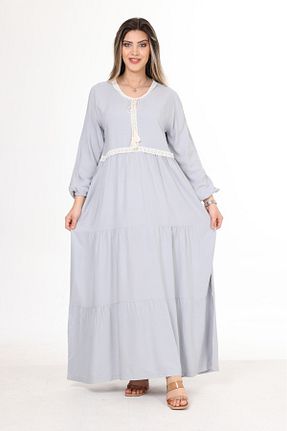 لباس طوسی زنانه بافتنی mervemoda - کد 834479282