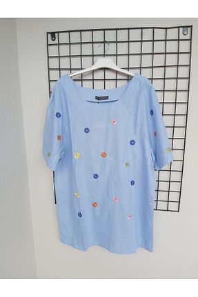 لباس آبی زنانه بافتنی BBbutik - کد 766906014