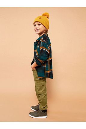 شلوار سبز بچه گانه پنبه ای LC Waikiki - کد 762089087