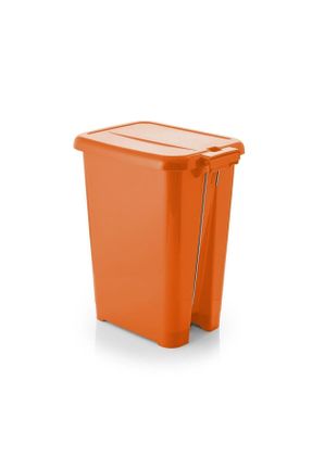 سطل زباله نارنجی پلاستیک 30 L کد 648478699