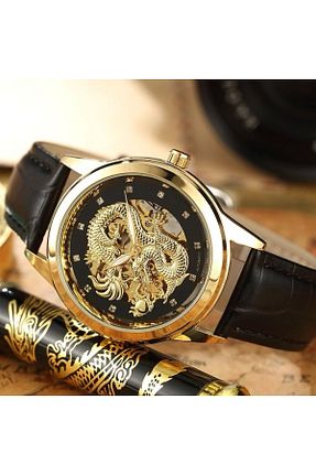 ساعت مچی طلائی مردانه 41-45 میلی متر Forsining - کد 834050533