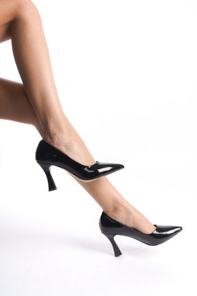 کفش استایلتو مشکی پاشنه ضخیم پاشنه متوسط ( 5 - 9 cm ) کد 813128802