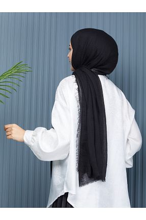 شال مشکی زنانه پلی استر Golden Rose - کد 834120207