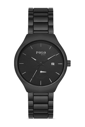 ساعت مچی مشکی مردانه 45 میلی متر POLO Rucci - کد 180215041