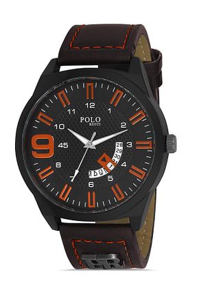 ساعت مچی قهوه ای مردانه 42 میلی متر POLO Rucci - کد 768111112