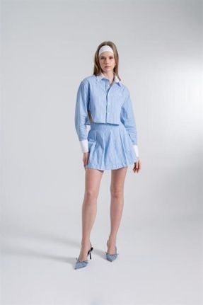 لباس آبی زنانه بافتنی کد 828917250