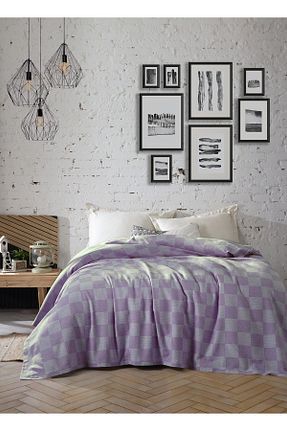 پیکه و ست پیکه دونفره بنفش 220 x 230 luxtex - کد 797558047