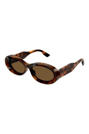 عینک آفتابی قهوه ای زنانه UV400 Gucci - کد 834244600
