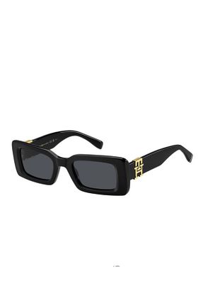 عینک آفتابی مشکی زنانه 50 Tommy Hilfiger - کد 834257184