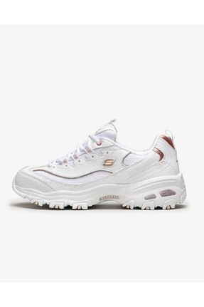 کفش اسنیکر سفید زنانه بند دار Skechers - کد 826598842