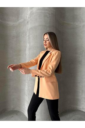 کت نارنجی زنانه Blazer SEDA FİDAN - کد 815863541