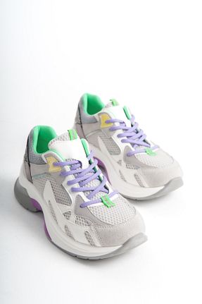 کفش اسنیکر آبی زنانه بند دار öz se shoes - کد 834294615