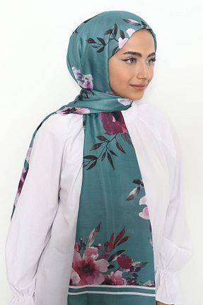 شال رنگی زنانه پنبه ای Mizge Scarf - کد 802577252