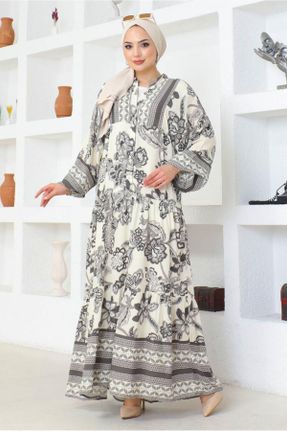 لباس طوسی زنانه رگولار بافتنی ویسکون کد 832678270