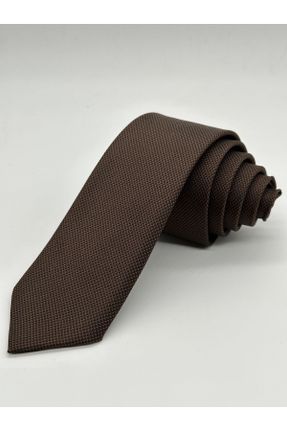 کراوات قهوه ای زنانه پلی استر İnce کد 790058897