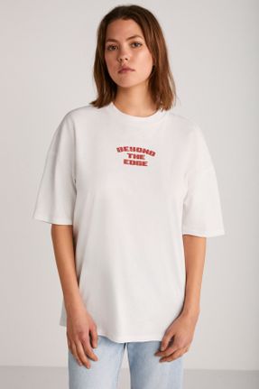 تی شرت نباتی زنانه یقه گرد تکی جوان کد 813659481