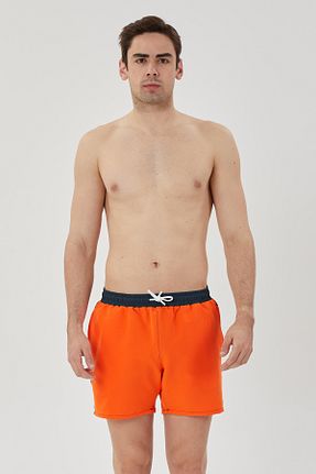 شلوارک ساحلی نارنجی مردانه پلی استر Exuma - کد 834409176