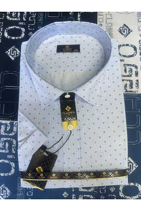 پیراهن سایز بزرگ سفید زنانه سایز بزرگ CLASSO - کد 834447833