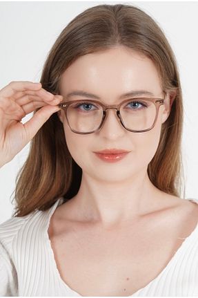 عینک محافظ نور آبی طوسی زنانه معدنی LOOKUP - کد 834263687