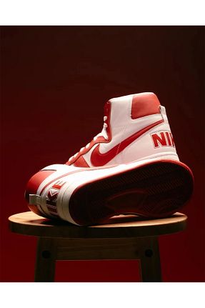 کفش بسکتبال سفید مردانه چرم مصنوعی Nike - کد 834519439