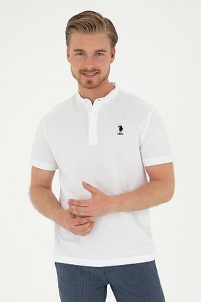 تیشرت سفید مردانه رگولار U.S. Polo Assn. - کد 834427535