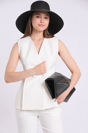 ست بالاتنه و پائین تنه نباتی زنانه بافتنی Yake - کد 834432942