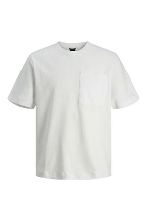 تی شرت سفید مردانه رگولار کد 831900227