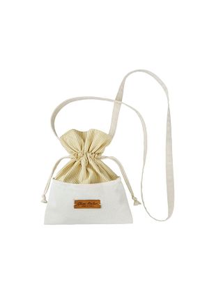 کیف دوشی نباتی زنانه پارچه ای Gleam Atelier - کد 721805141