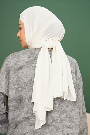 شال سفید زنانه Medine İpeği Mec Fashion - کد 834140662