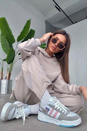 کفش اسنیکر بنفش زنانه بند دار SOLAZER - کد 771314610