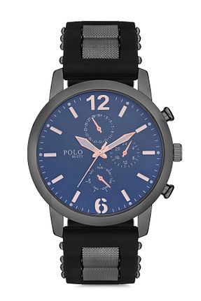 ساعت مچی مشکی مردانه 42 میلی متر POLO Rucci - کد 100199853