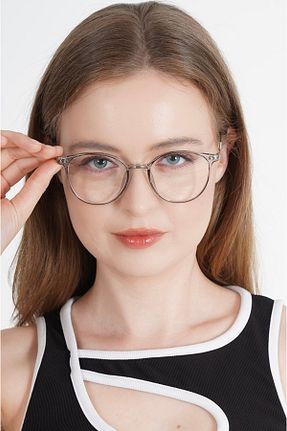 عینک محافظ نور آبی طوسی زنانه معدنی LOOKUP - کد 834304410