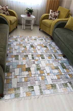 فرش سبز زیره ضد لغزش VOPTEKS - کد 727688994