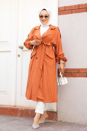 کلاه و ابایا زرد زنانه مخلوط پلی استر Neva Style - کد 176210453