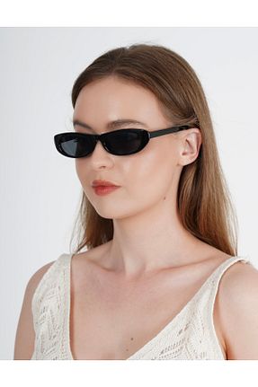 عینک آفتابی مشکی زنانه UV400 LOOKUP NEW - کد 834267465